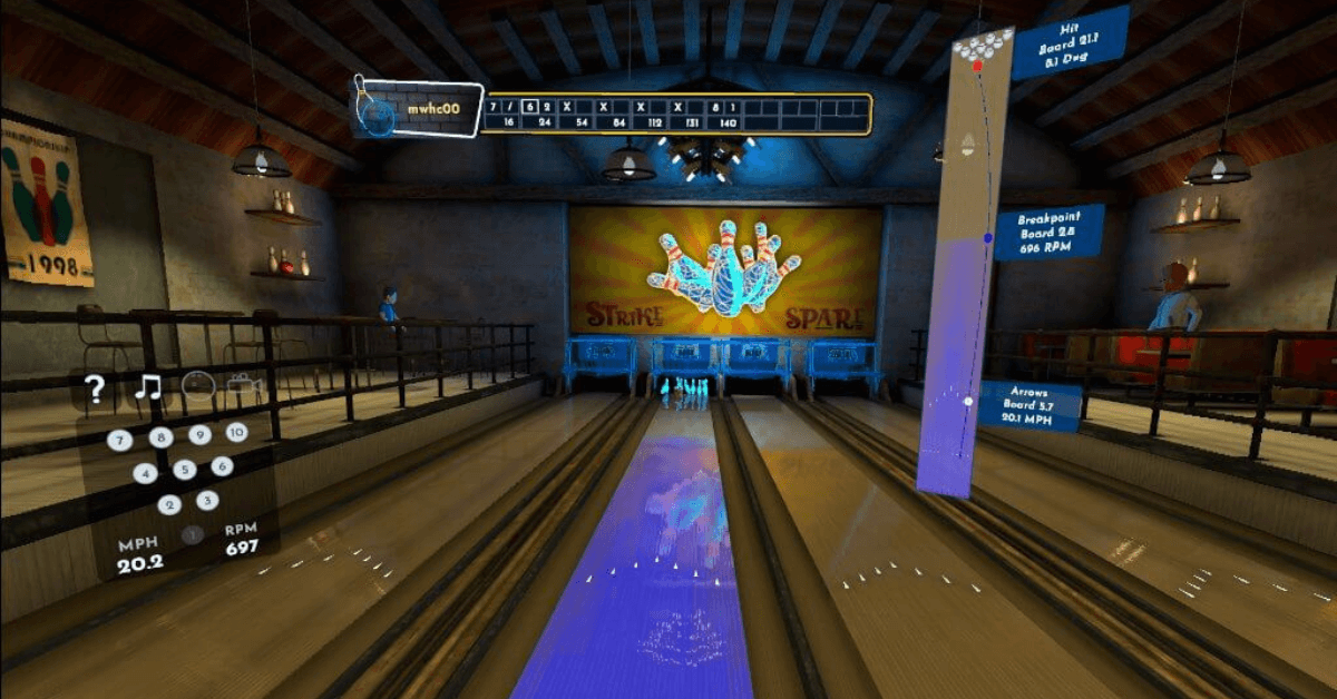 Premium Bowling Gameplay with Scores